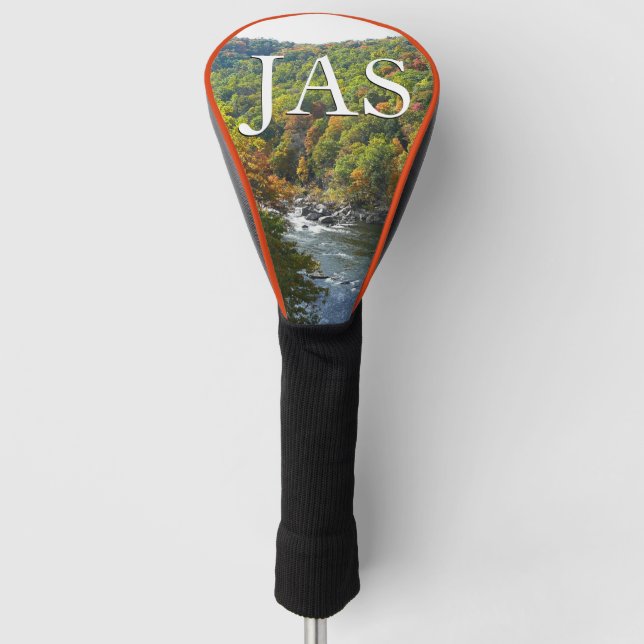 Ohiopyle River in Fall II Pennsylvania Autumn Golf Head Cover (Front)