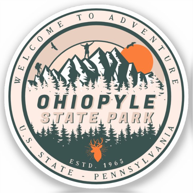 Ohiopyle State Park Pennsylvania Hike Souvenirs (Front)
