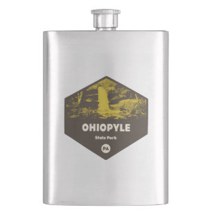 Ohiopyle State Park Pennsylvania Hip Flask