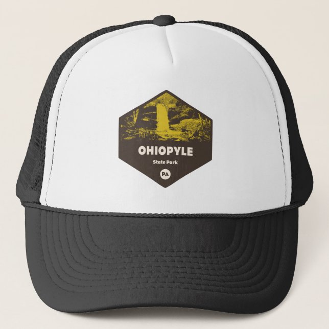 Ohiopyle State Park Pennsylvania Trucker Hat (Front)