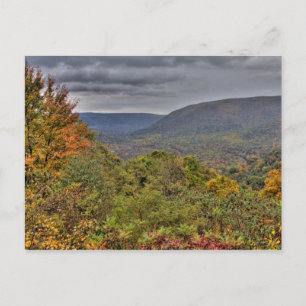 Ohiopyle Valley Overlook in Autumn, Pennsylvania Postcard