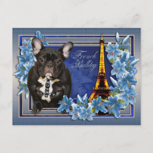 OhLaLa French Bulldog Postcard