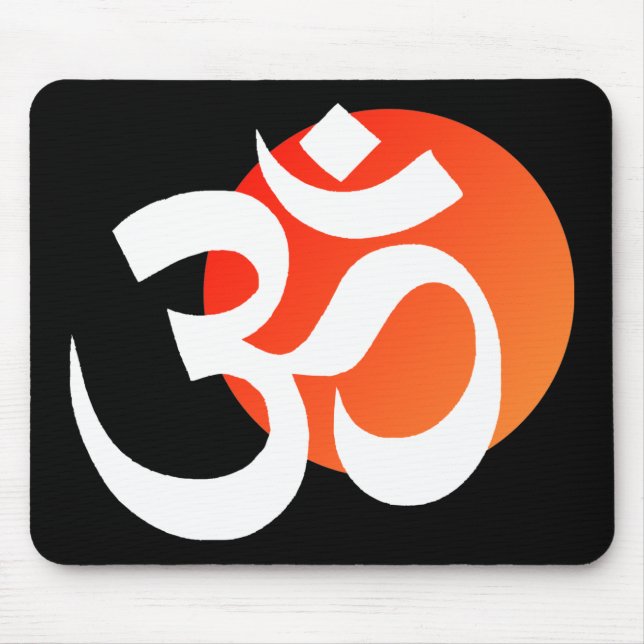 Ohm-black Mouse Mat (Front)