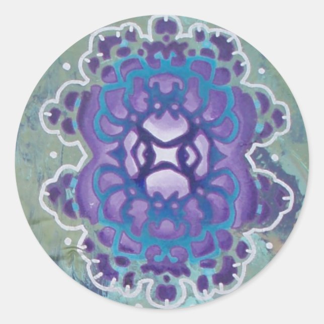 ohm classic round sticker (Front)