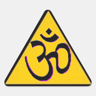 Ohm Crossing Triangle Sticker