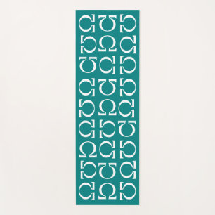 Ohm Electrical Resistance Science Teal Yoga Mat