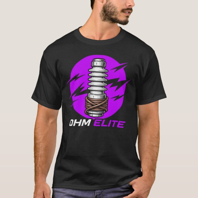 Ohm Elite Electrician Gift High Voltage T-Shirt (Front)
