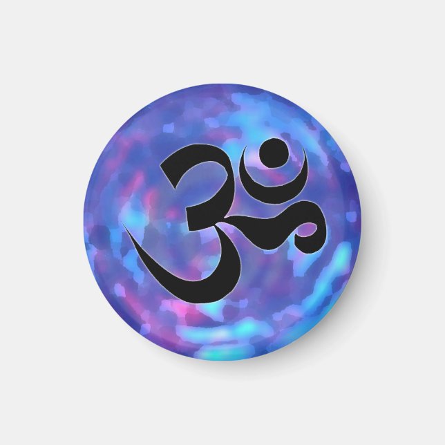 Ohm for Yoga Magnet choice of sizes (Front)