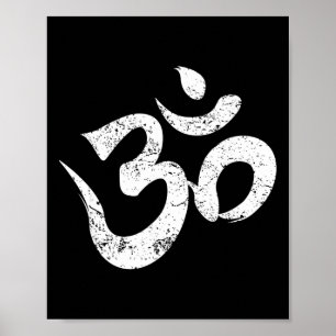Ohm Meditation Symbol Aum Spiritual Indian Buddhis Poster