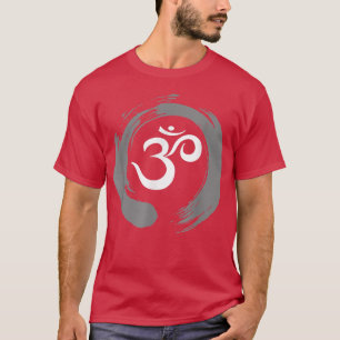 Ohm Sanskrit Symbol Zen Circle Namaste Peace Tshir T-Shirt