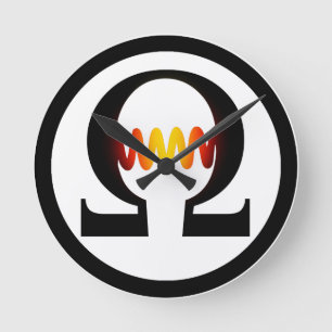 Ohm Symbol Clock