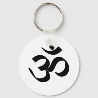 Ohm Symbol Key Ring