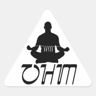 OHM TRIANGLE STICKER