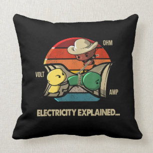 Ohm Volt Amp Electricity Explained Electrician Cushion