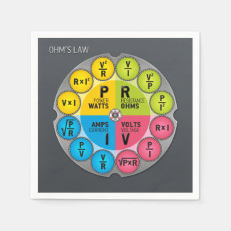 Ohm's Law Circle Napkin