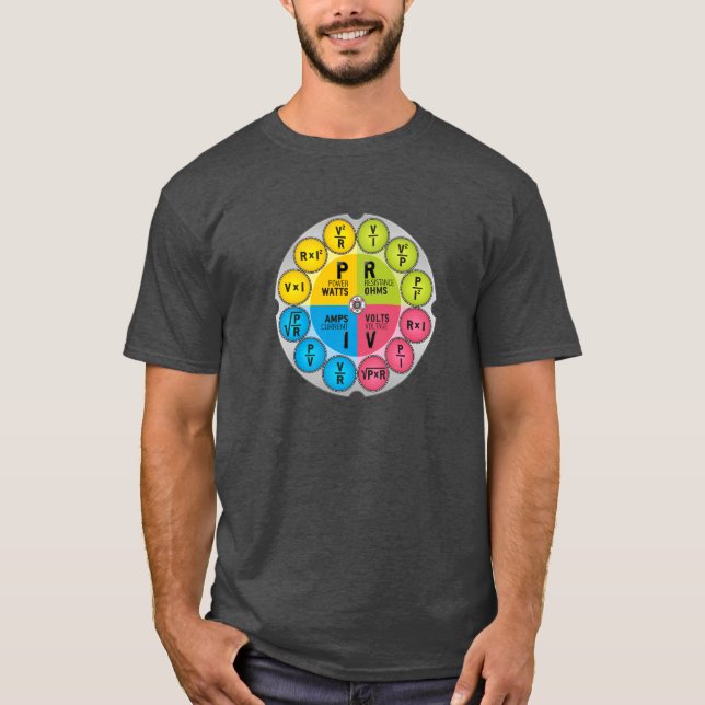 Ohm's Law Circle T-Shirt (Front)