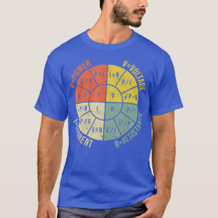 Ohms Law Diagram Electrical Electronics Engineer V T-Shirt