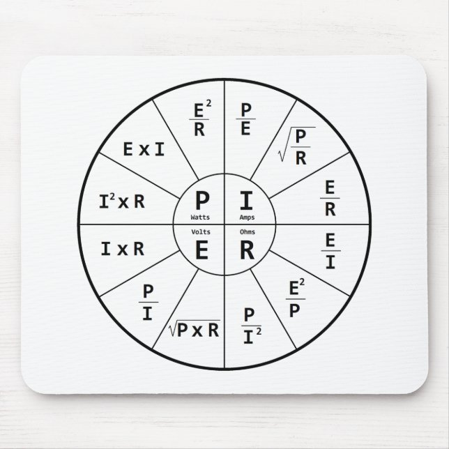 Ohm's Law for DC Mouse Mat (Front)
