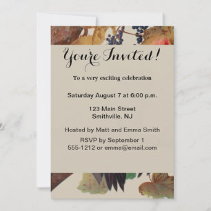ohn James Audubon Pileated Woodpecker Bird Print Invitation