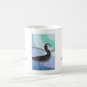 Ohnishi Yasuko Winters Day ukiyo-e bird art Coffee Mug
