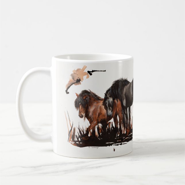 Ohodamaya (respect) coffee mug (Left)