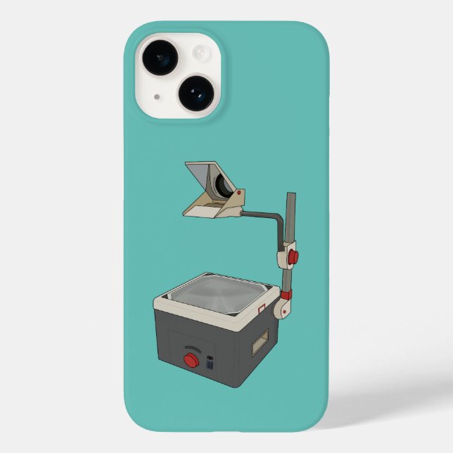 OHP 80s 90s Overhead Projector Case-Mate iPhone Case (Back)