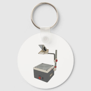 OHP 80s 90s Overhead Projector Key Ring