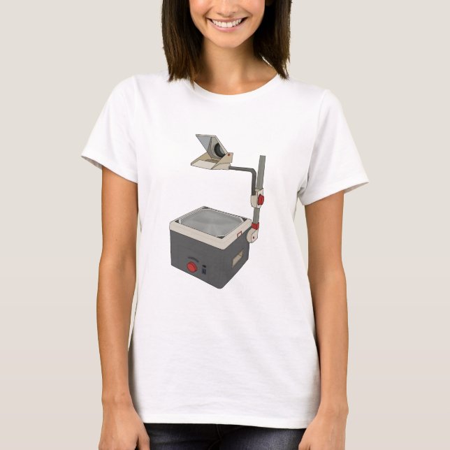 OHP 80s 90s Overhead Projector T-Shirt (Front)