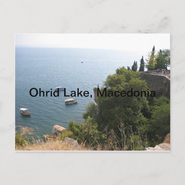 Ohrid lake, Macedonia Postcard (Front)