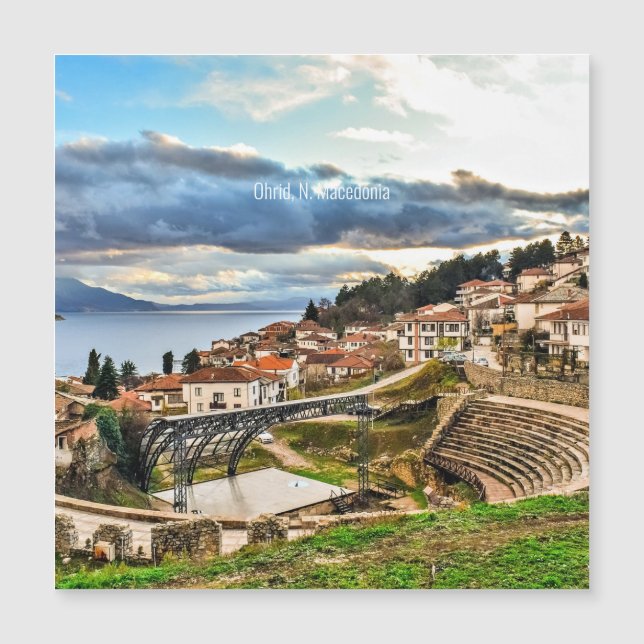 Ohrid, Macedonia panoramic view (Front)