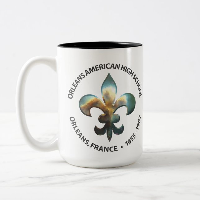 OHS Fleur-de-lis Mug 2 (Left)