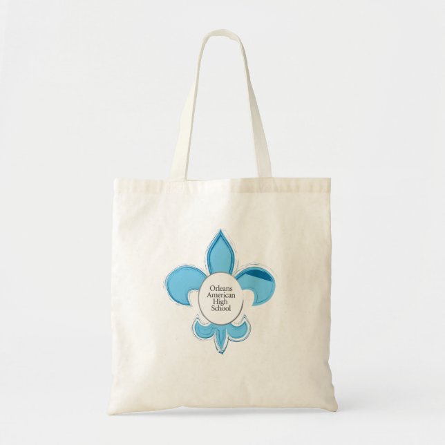 OHS Fleur de lis Tote 2 Bag (Front)