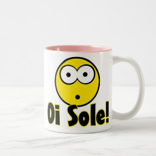 Oi sole! Two-Tone coffee mug