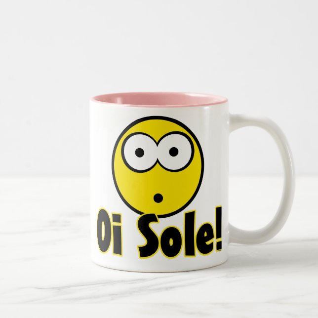 Oi sole! Two-Tone coffee mug (Right)