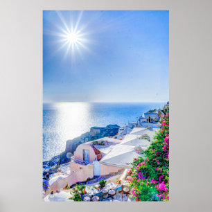 oia-417822 oia-417822 oia santorini summer greece poster