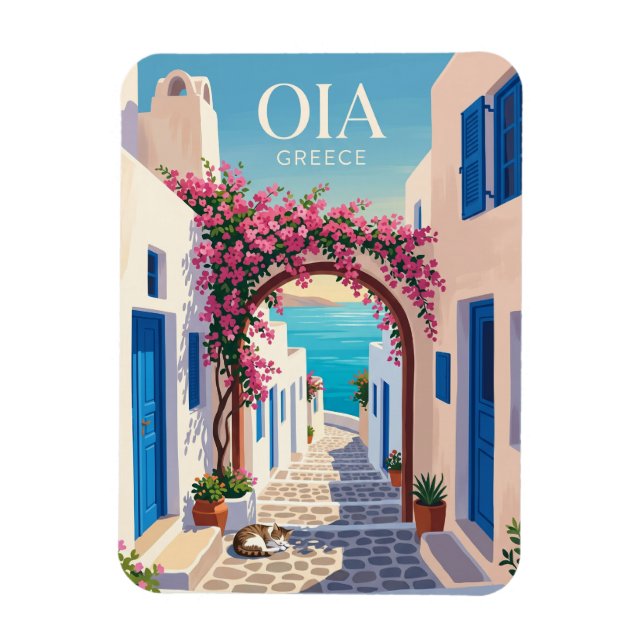 Oia Greece Magnet (Vertical)