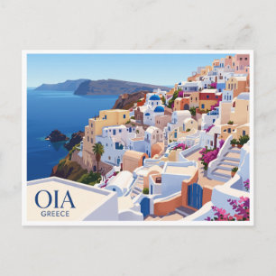 Oia Greece Postcard