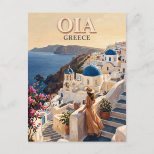 Oia Greece Postcard