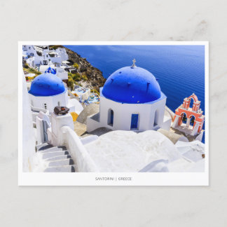 Oia, Santorini, Greece Holiday Postcard
