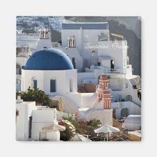 Oia, Santorini Greece, photography, magnet