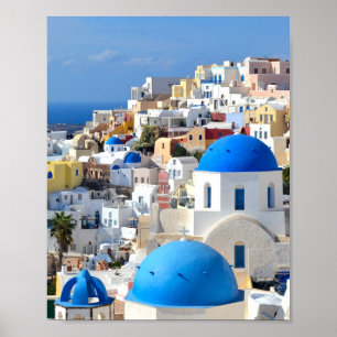 Oia, Santorini - Greek Island Poster