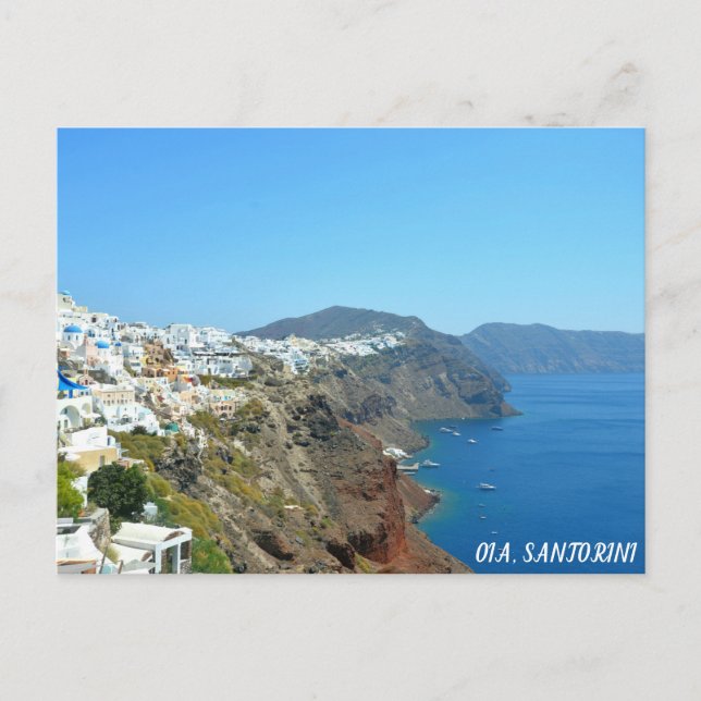 Oia, Santorini landscape Postcard (Front)