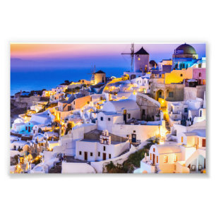 Oia Santorini Photo Print