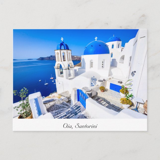 Oia Santorini Postcard (Front)