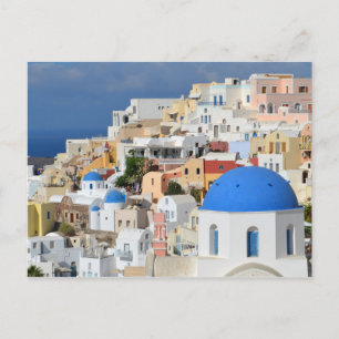 Oia Santorini Postcard