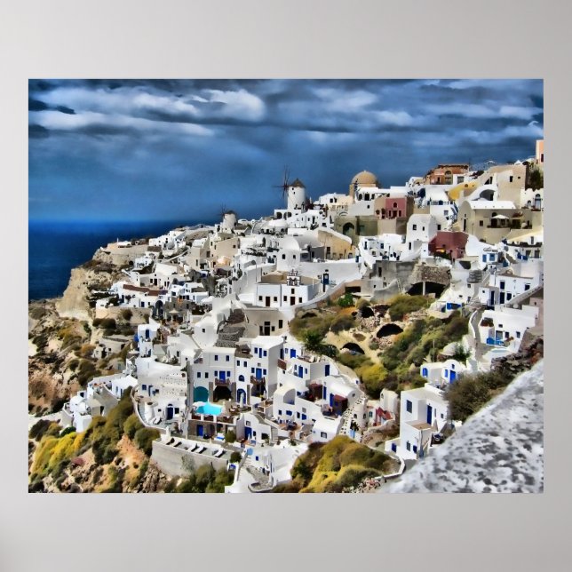 Oia, Santorini Poster (Front)