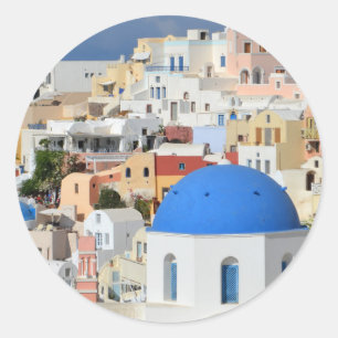 Oia Santorini Stickers