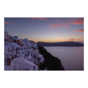 Oia Santorini Sunrise Photo Print