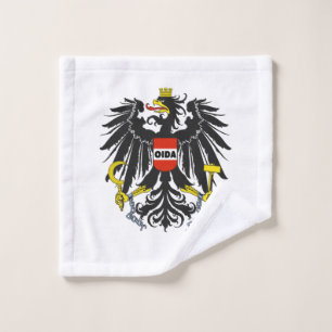 Oida Austria Austria Dialect Eagle Wash Cloth