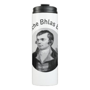 Oidhche Bhlas Burns Gaelic Dark-Grey Thermal Tumbler